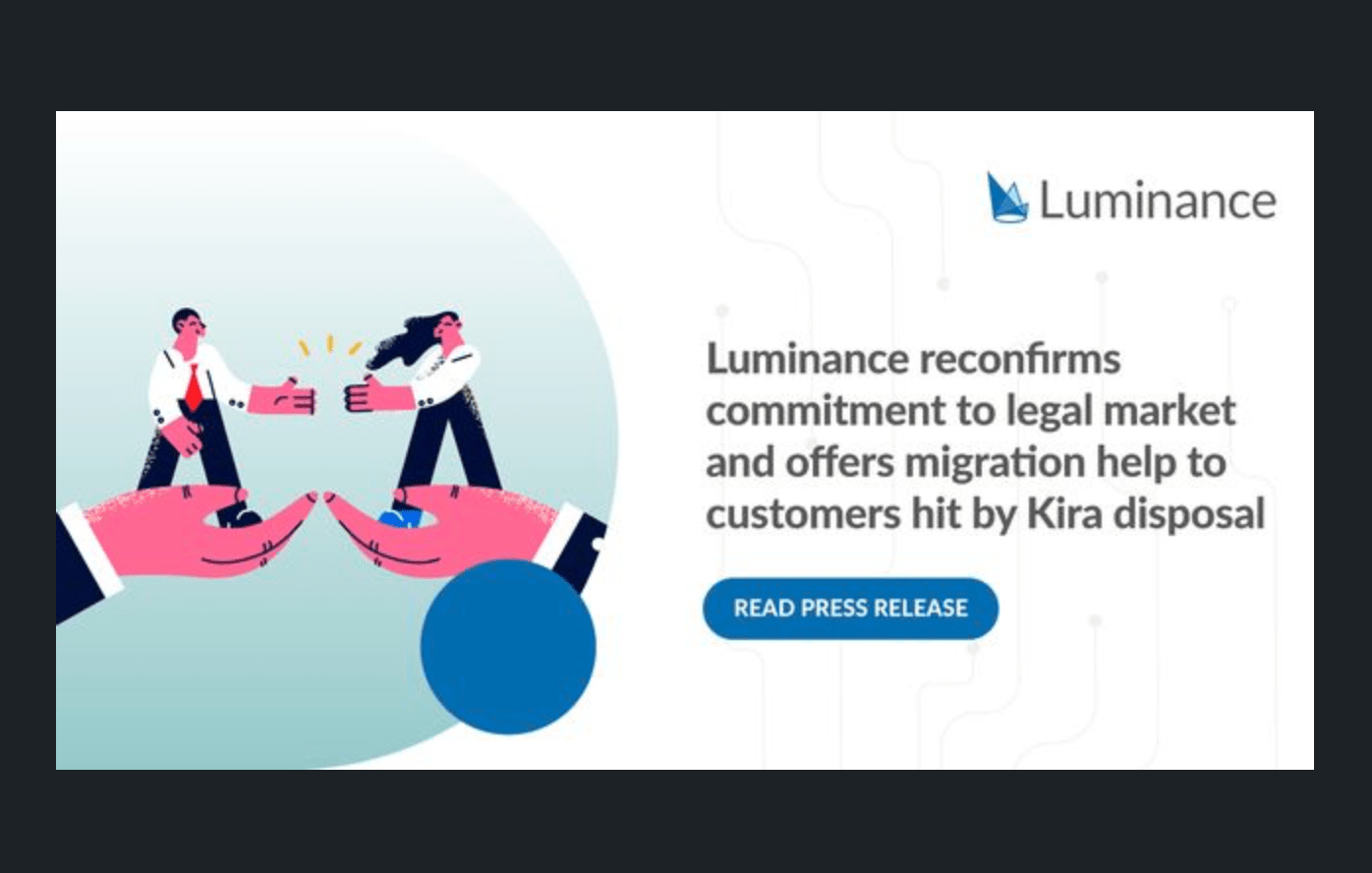 Luminance Attacks Kira/Litera Deal In PR Battle Artificial Lawyer