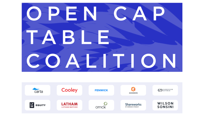 Open Cap Table Coalition Releases 1st Version to Solve Shared Problem