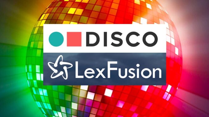 DISCO Joins the LexFusion Legal Tech Consortium Party