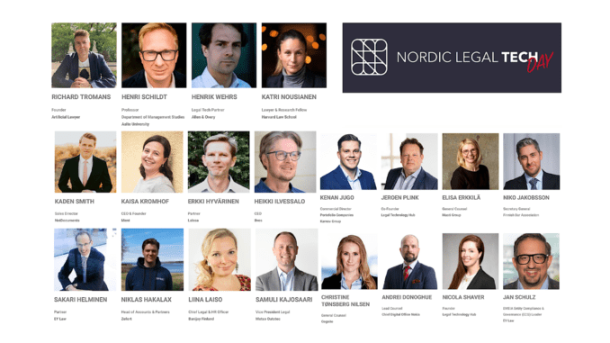 Nordic Legal Tech Day: 17 November – See You In Helsinki!  
