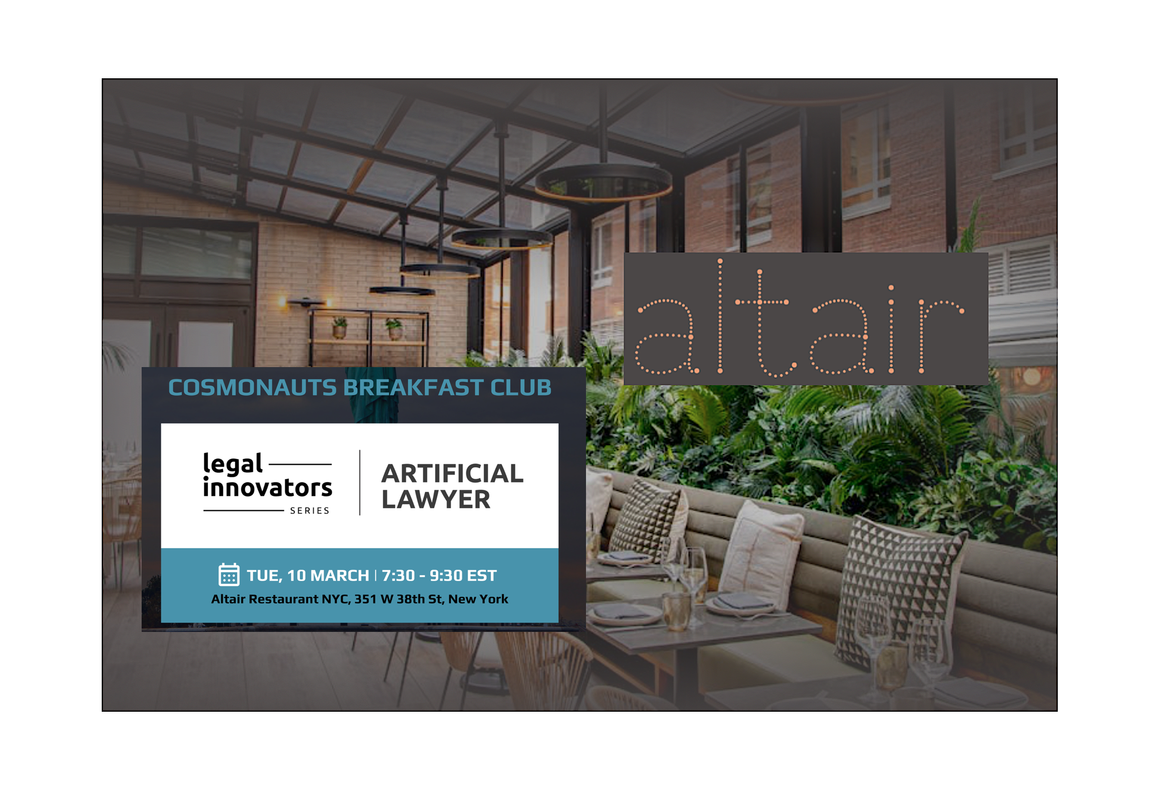 Legal Innovators New York Breakfast – Tues, March 10