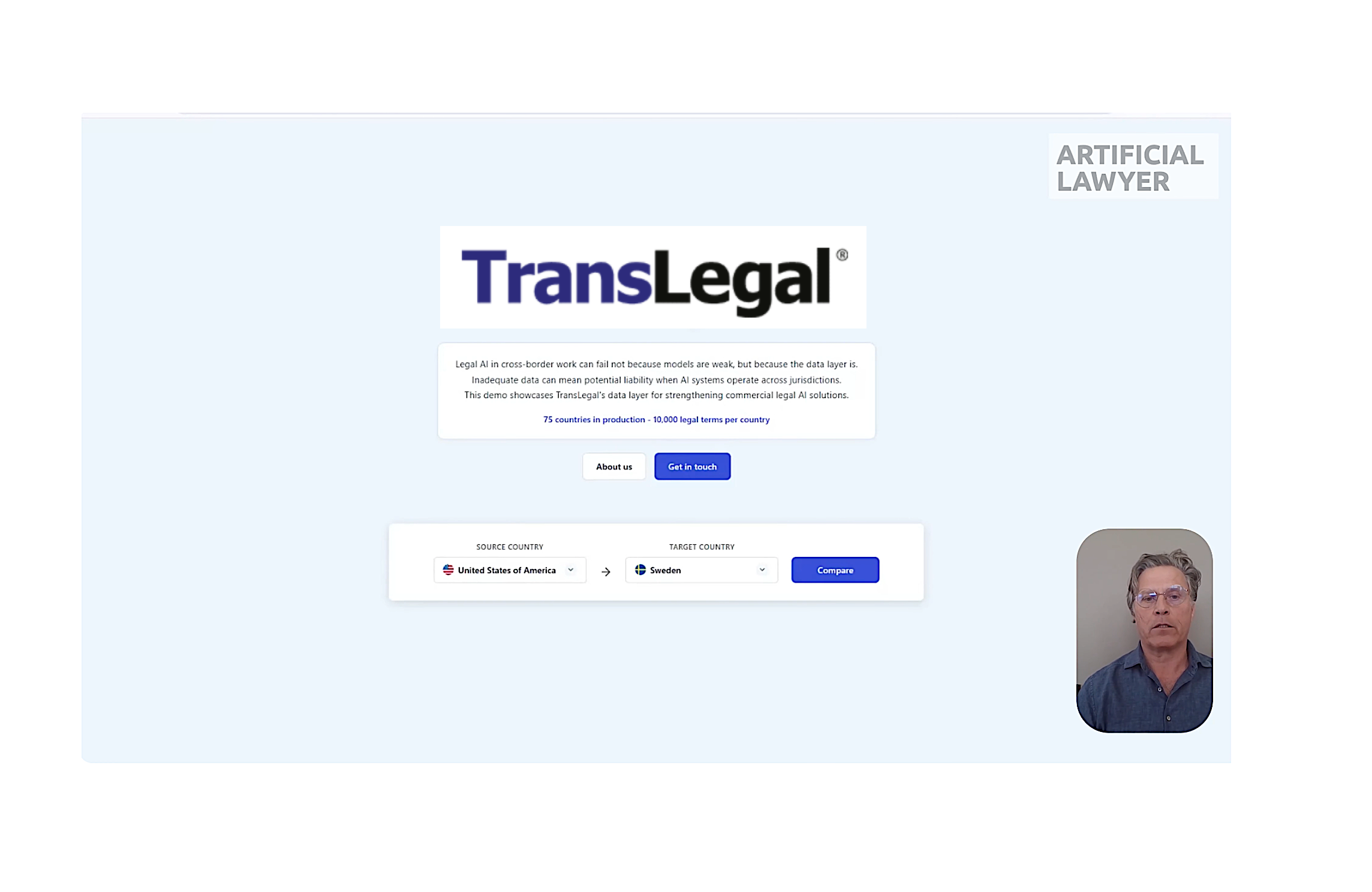 Product Walk Through: TransLegal