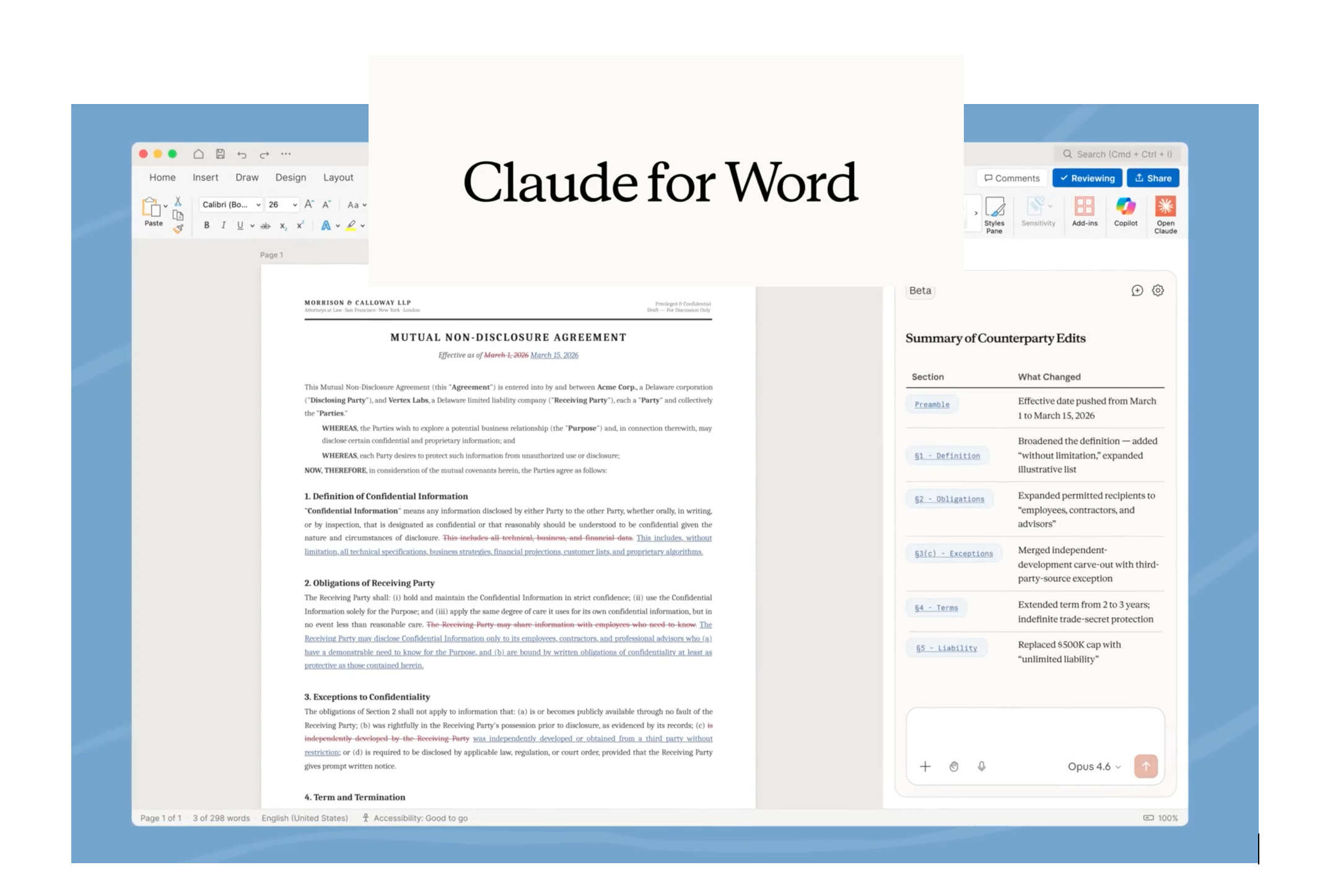 Anthropic Targets Lawyers With Claude For Word