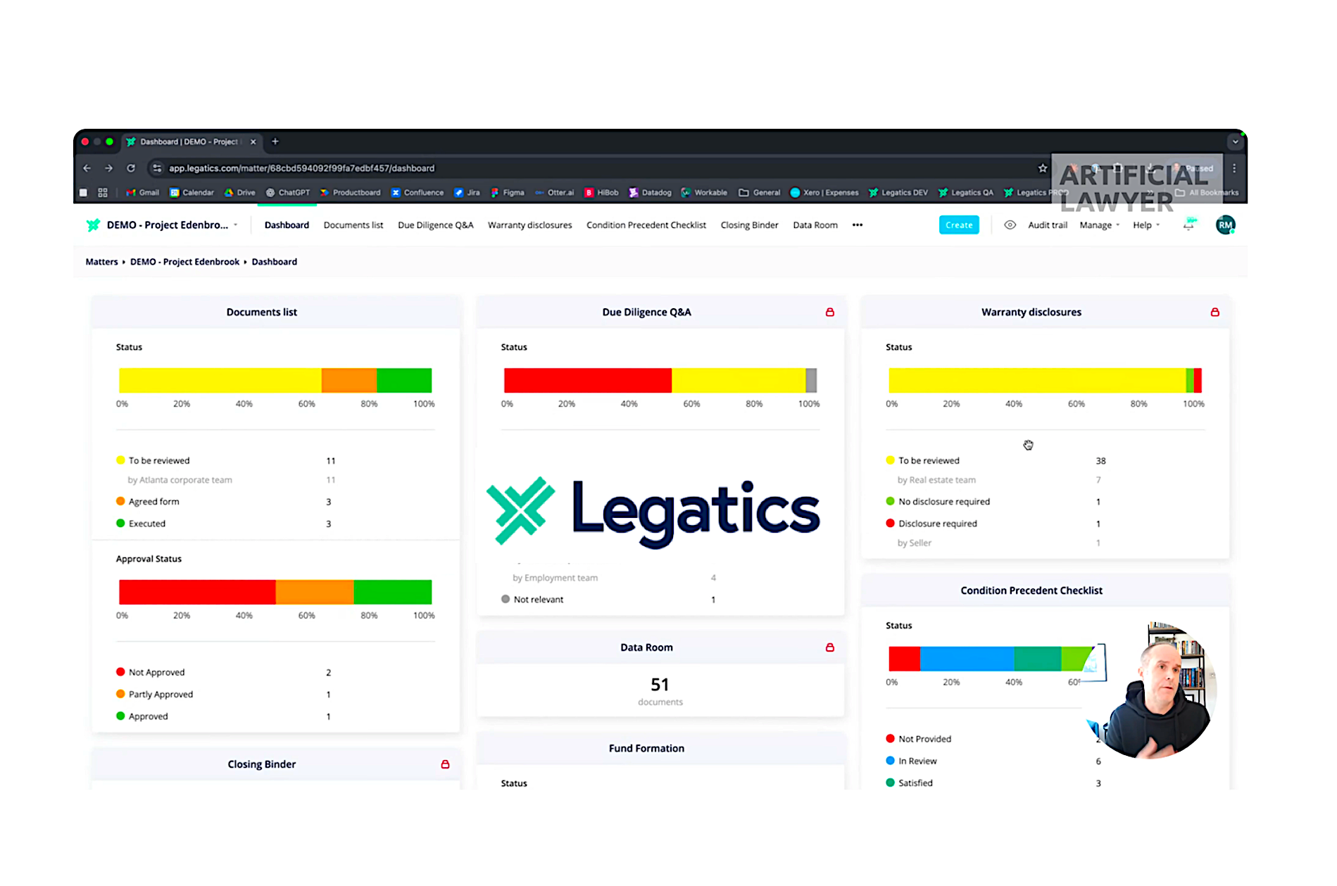 Product Walk Through: Legatics – Transaction Management